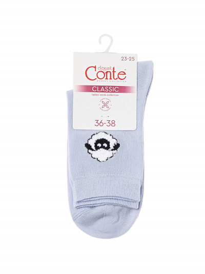 Носки CONTE CLASSIC бледно-фиолетовый 24С-151СП - фото 1