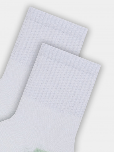 Носки Mark Formelle 444K-3078/B4-25444K белый_св.эвкалипт_рис.3078 - фото 3