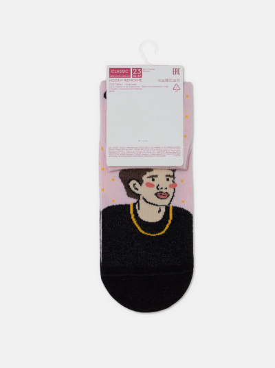 Носки CONTE CLASSIC светло-розовый 15С-15СП - фото 4