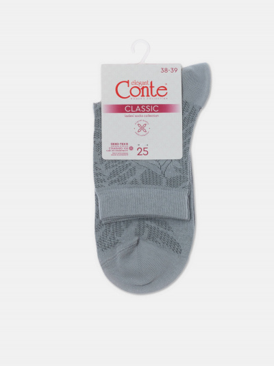 Носки CONTE CLASSIC светло-серый 15С-15СП - фото 6