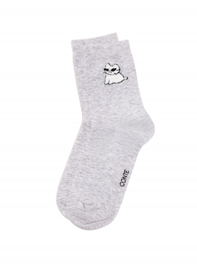 Носки CONTE CLASSIC светло-серый 24С-151СП - фото 7