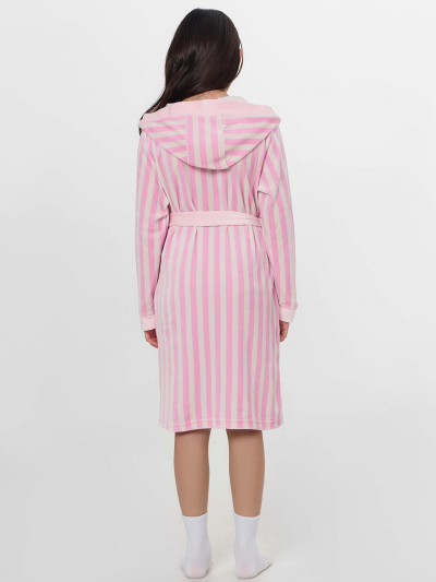 Халат Mark Formelle 557703-2/25-37686ПП-3 розовая_полоска - фото 2