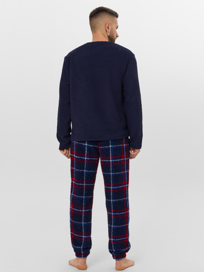 Брюки, джемпер Mark Formelle 591056/25-5111ПП-15 т.синий_красная_клетка_на_т.синем - фото 5