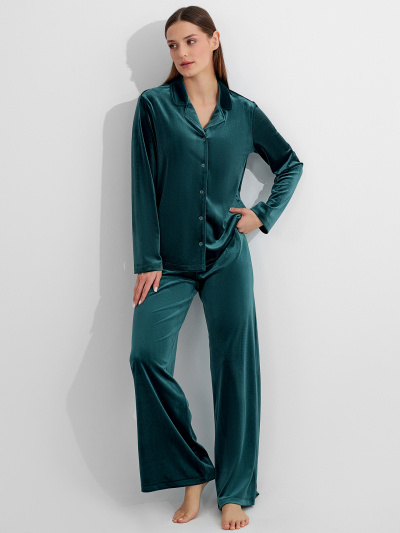 Брюки, жакет Mark Formelle 592628/25-40947Ц-3 зеленый_бархат - фото 1