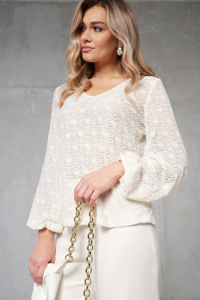 Джемпер Erika С-138 молочный - фото 2