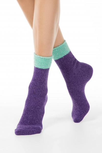 Носки CONTE ESLI HOME LINE 52-119 фиолетовый - фото 2