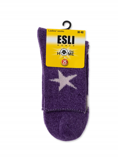 Носки CONTE ESLI HOME LINE фиолетовый 52-120 - фото 4