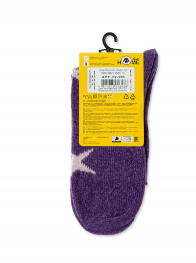Носки CONTE ESLI HOME LINE фиолетовый 52-120 - фото 5