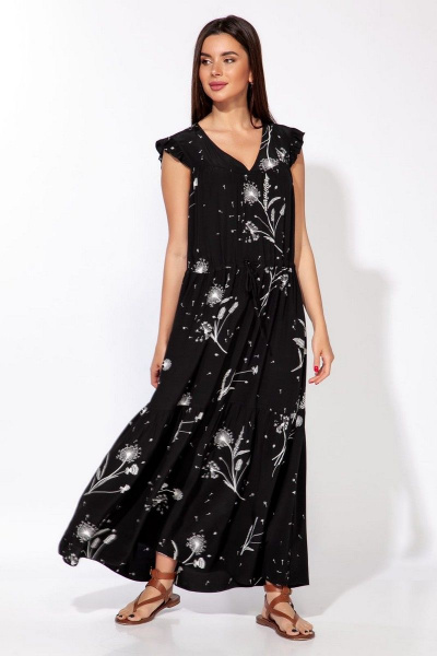 Платье Nova Line 50117 чёрный - фото 1
