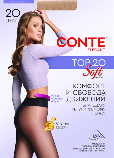 Колготки CONTE TOP SOFT 20 shade 14С-36СП - фото 1