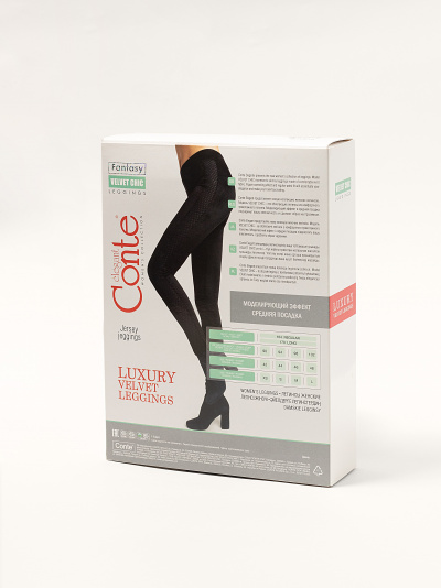 Леггинсы CONTE VELVET CHIC nero 18С-564ТСП - фото 2