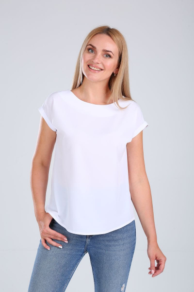Блуза Modema м.202/7 белый - фото 2