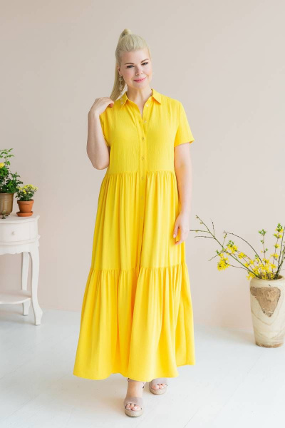Платье ASV 2417 желтый - фото 4