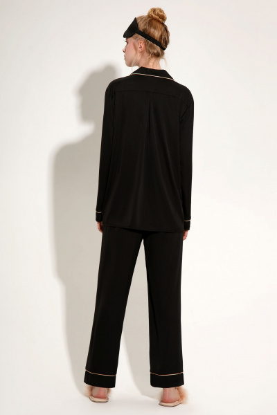 Блуза Панда 1243z черный - фото 2
