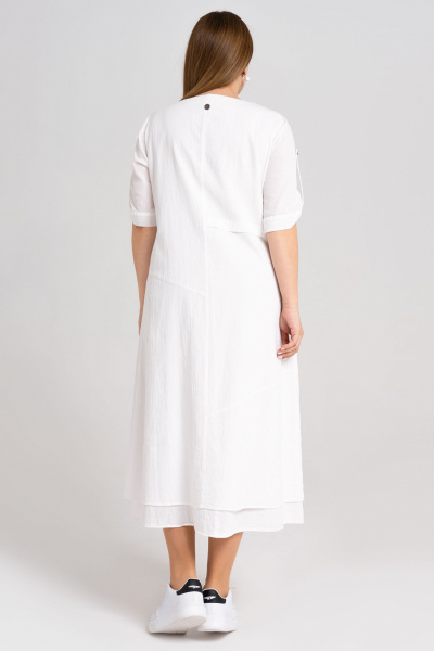 Платье Панда 30280z белый - фото 2