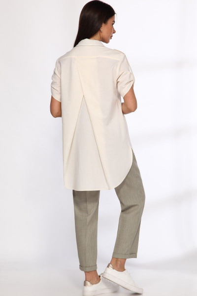 Блуза, брюки Angelina & Сompany 545/1 олива - фото 4