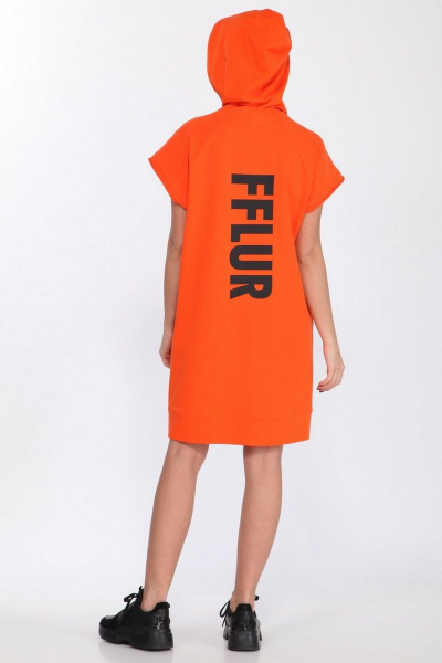 Платье Faufilure С1182 оранж - фото 5