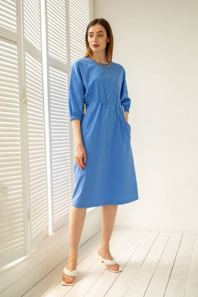 Платье Ivera 1011 голубой - фото 5