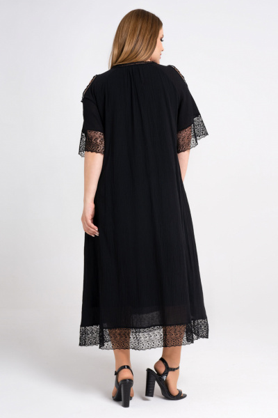 Платье Панда 31980z черный - фото 4