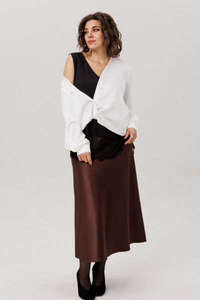 Рубашка Anelli 1663 перламутровая_жемчужина - фото 8