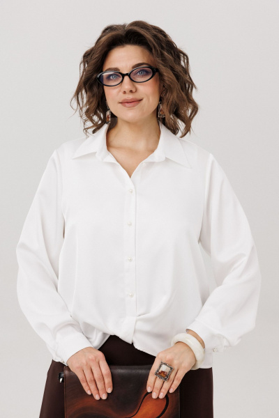 Рубашка Anelli 1663 перламутровая_жемчужина - фото 2