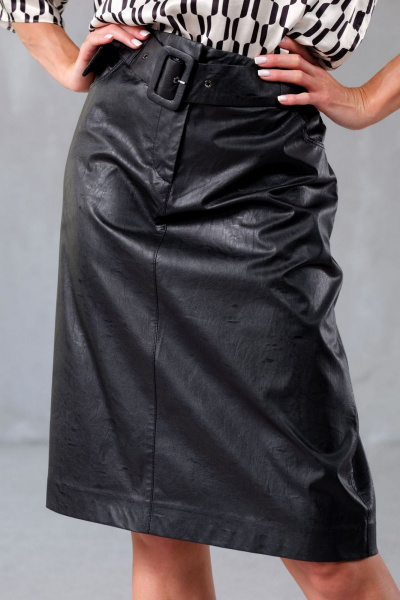 Юбка Erika С-129 черный - фото 3