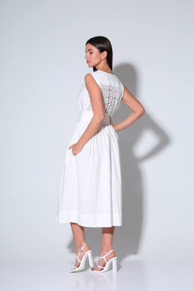 Платье Chumakova Fashion 2049 молочный - фото 4