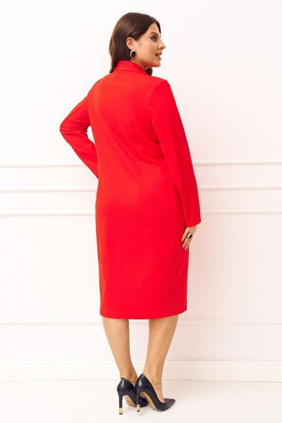 Платье Jolie 1533 красный - фото 8