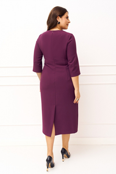 Платье Jolie 1833 винный - фото 8