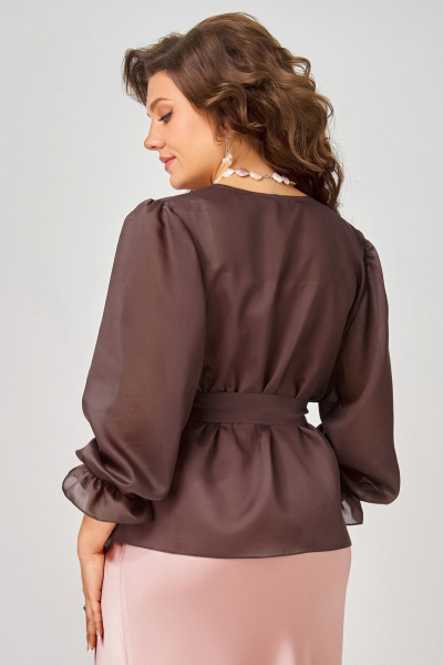Туника Fita 20762 шоколад - фото 8