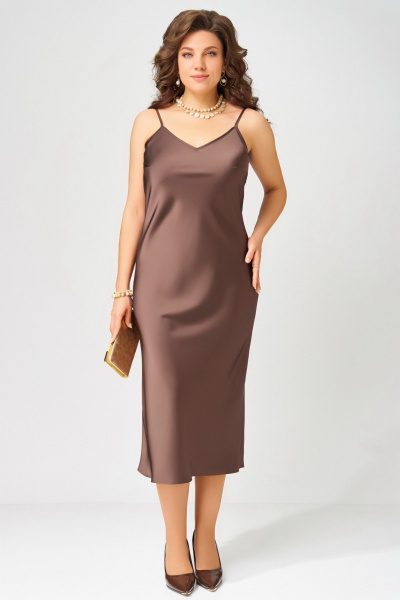 Платье Fita 20772 шоколад - фото 2