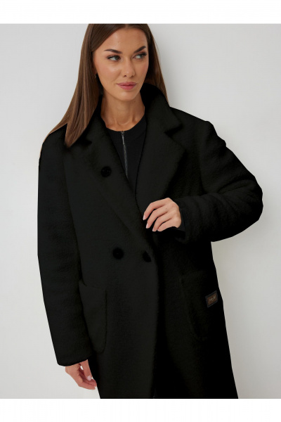 Пальто V&N Fashion 1057 черный - фото 4