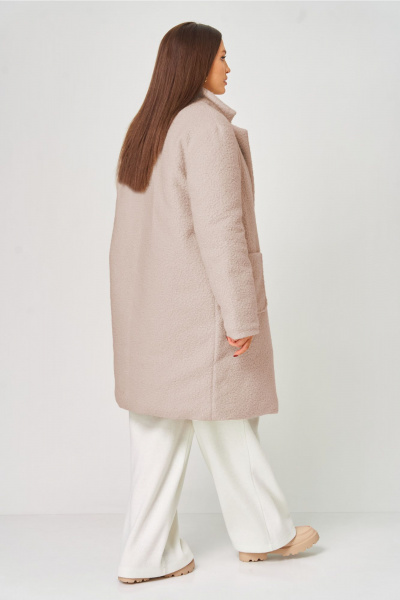 Пальто V&N Fashion 1057 пудра - фото 6