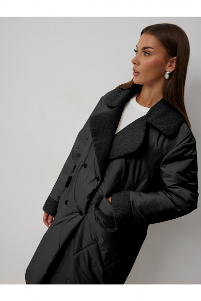 Пальто V&N Fashion 1065 черный - фото 6