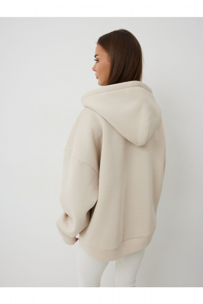 Худи V&N Fashion 1009 бежевый - фото 7