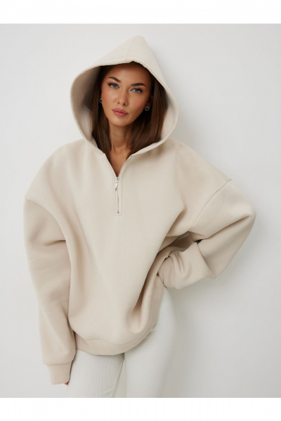 Худи V&N Fashion 1009 бежевый - фото 5