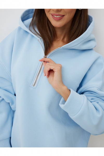 Худи V&N Fashion 1074 голубой - фото 3