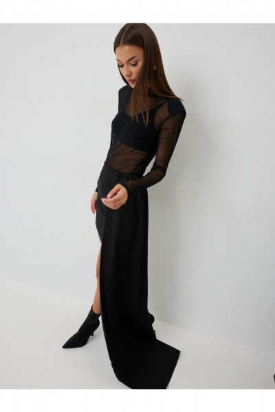 Водолазка, юбка V&N Fashion 1019 черный - фото 3