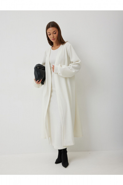 Кардиган, платье V&N Fashion 1079 молочный - фото 3