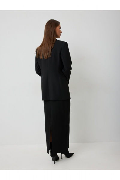 Жакет, юбка V&N Fashion 1088 черный - фото 4
