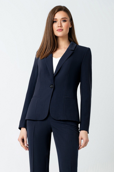 Жакет MARIKA 413/1 чёрно-синий - фото 1