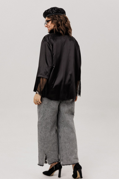 Рубашка Anelli 1801 угольный_шелк - фото 5