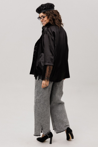 Рубашка Anelli 1801 угольный_шелк - фото 3