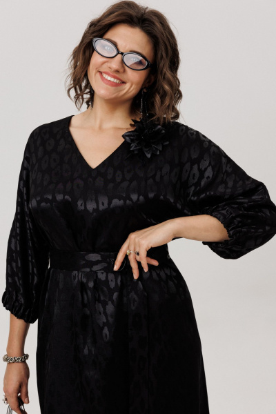 Платье Anelli 1521.1 шелковый_хищник - фото 4