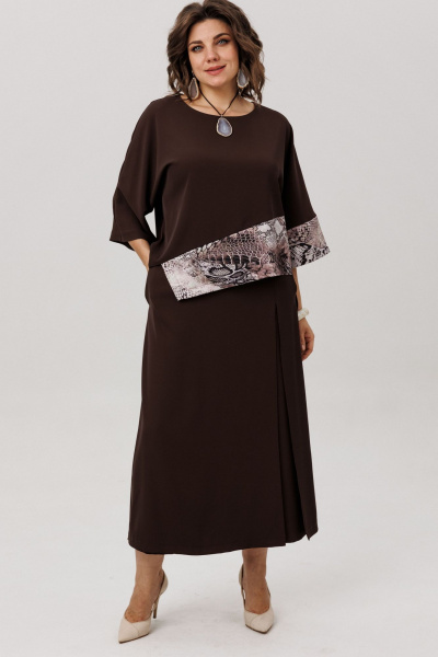 Блуза, кюлоты Anelli 1793 древесная_змея - фото 2