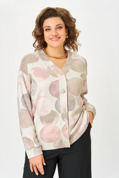 Кардиган Swallow 889.2 молочный - фото 6