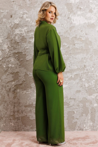 Блуза, брюки Anastasia 1063.1 травяной_зеленый - фото 10