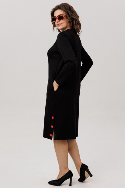 Платье Anelli 1755.2 воронье_сердце - фото 6