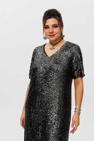 Платье Anelli 1797 плутоний - фото 1