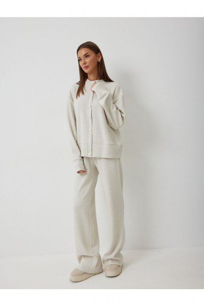 Брюки V&N Fashion 1025 бежевый - фото 1